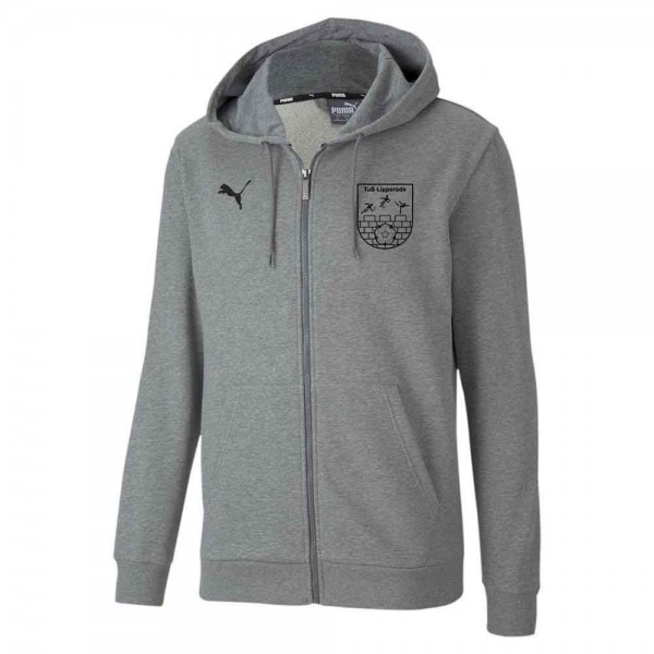 Hoodie Jacke Puma teamGOAL Medium Gray Heather Tus Lipperode